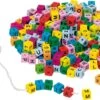 Buchstaben Würfel Perlen Bunt (Goki 58908)