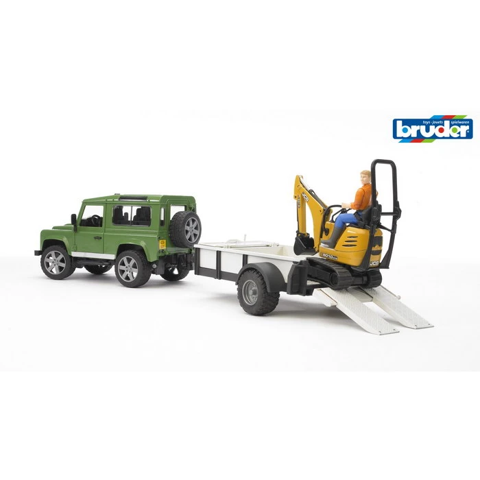 BRUDER 02593 - Land Rover Defender Anhänger Set 2 BRUDER 02593 - Land Rover Defender Anhänger Set – Bild 2