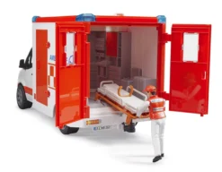 BRUDER 02676 - MB Sprinter Ambulanz Mit Fahrer Und Light - Sound Modul -Spielzeugauswahlgeschäft bruder 02676 mb sprinter ambulanz trage