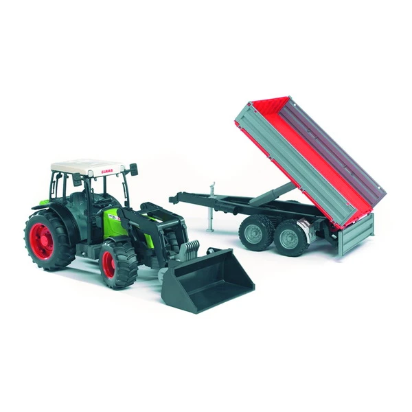 BRUDER 02112 - Claas Nectis 267 F Mit Frontlader U Anhänger 1 BRUDER 02112 - Claas Nectis 267 F Mit Frontlader U Anhänger