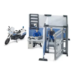Bruder Bworld 62732 - Polizeistation Mit Polizeimotorrad -Spielzeugauswahlgeschäft bruder 62732 polizeistation polizeimotorrad
