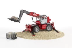 BRUDER 02129 - Manitou Teleskoplader MRT 2150 -Spielzeugauswahlgeschäft bruder 02129 manitou mrt 2150 gabel