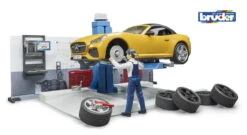 Bworld 62110 - PKW-Werkstatt Mit Figur (Bruder) -Spielzeugauswahlgeschäft bworld 62110 pkw werkstatt mit figur bruder