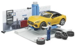 Bworld 62110 - PKW-Werkstatt Mit Figur (Bruder) -Spielzeugauswahlgeschäft bworld 62110 pkw werkstatt mit roadster bruder