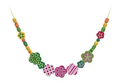 Melissa & Doug Holzperlen Set Blumen